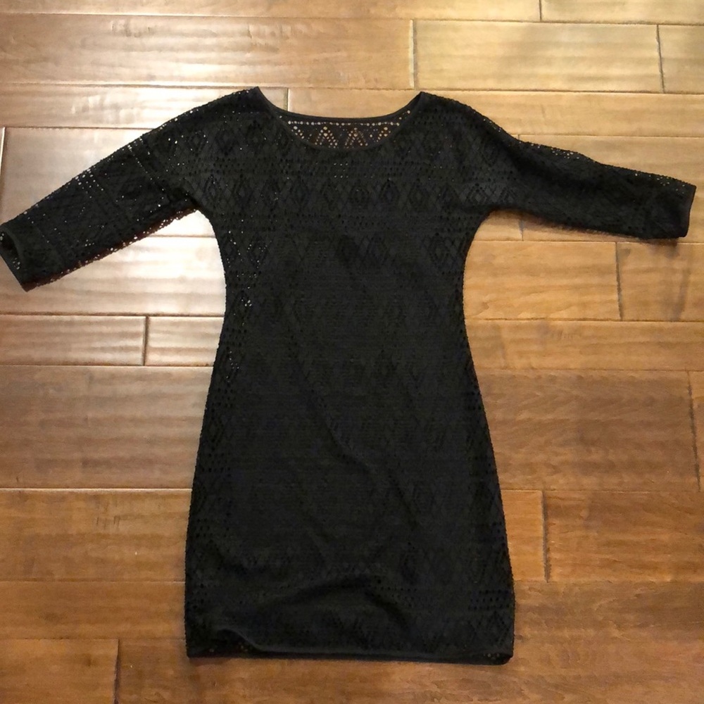Express - Sz Small - Black Lace Dress